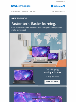 Dell - These savings won't last forever.