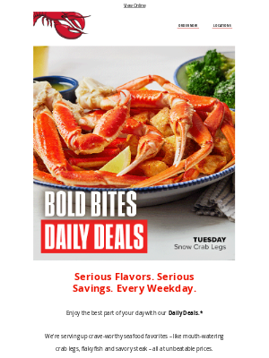 Red Lobster - TGIF! And TGI Monday, and TGI Tuesday, and…