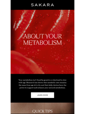 Sakara Life - Your Metabolism Isn't Set In Stone