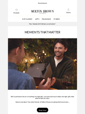 Molton Brown (United Kingdom) - Moments That Matter, With Loz Vassallo And More
