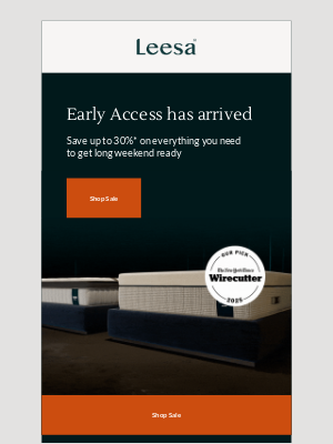 Leesa - Hey Amy, You’re first in line!