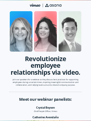 Vimeo - Join us for a webinar with Asana