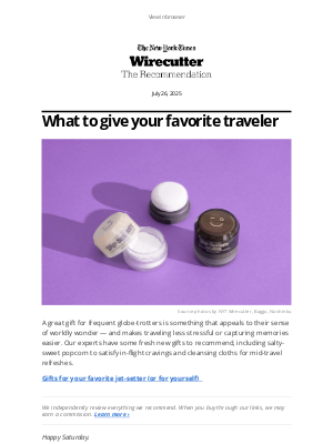 The Wirecutter - 43 gifts travelers will love