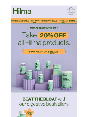 Hilma - We've got a huge discount for you...📦
