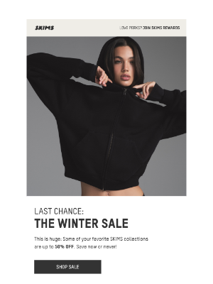 SKIMS - LAST CHANCE: UP TO 50% OFF