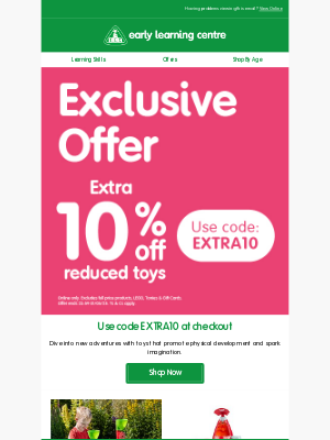 The Entertainer (United Kingdom) - Extra 10% off reduced toys 🎉