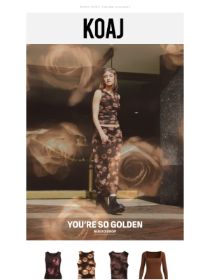 Koaj (Colombia) - You’re so golden ✨ New in!  