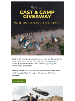 NRS - Cast, Camp, Repeat—$20K in Gear Up for Grabs