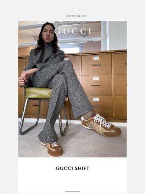 Gucci (Japan) - グッチ公式オンラインショップ先行発売：〔グッチ シフト〕スニーカー