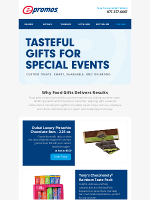 ePromos Promotional Products - It's Time for Tasty Treats
