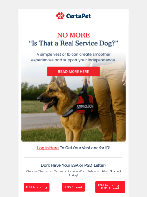 CertaPet - Make Life Easier with a Service Dog Vest & ID