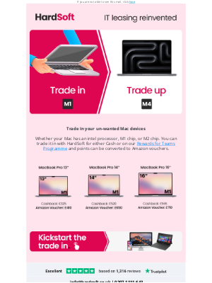 HardSoft (United Kingdom) - Trade-in your old devices & get cashback