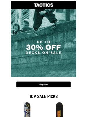 Tactics - Decks On Sale ‼️