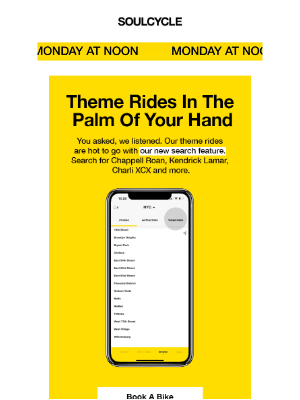 SoulCycle - Our theme rides are hot to go. Search now🎵