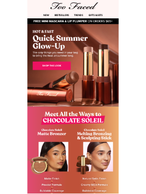 Too Faced Cosmetics - The Bronzer Match You’ve Been Waiting For