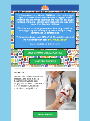 GIANTmicrobes - Bring Comfort & Understanding with GIANTmicrobes