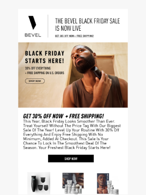 BEVEL - Bevel - Black Friday! 30% Off + Free Shipping!