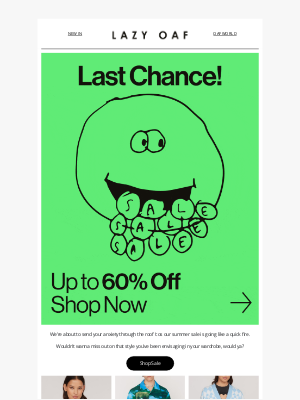 Lazy Oaf (United Kingdom) - 🔥🛍️ LAST CALL FOR SUMMER SALE 🛍️🔥