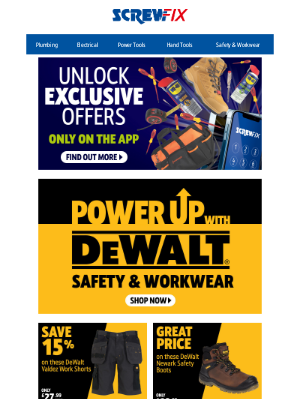 Screwfix (United Kingdom) - 🦺 Elevate Your Safety Game with DeWalt Workwear!