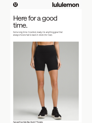 Lululemon - Guess what’s back in stock?