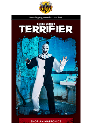 Spirit Halloween - 🤡 Terrifier animatronics, décor & more