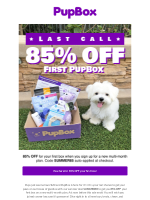 PupBox - ⌛ 85% OFF Only Lasts a Few More Hours