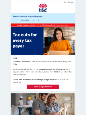 NSW Services (Australia) - How the latest tax cuts will affect you