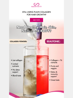 Hairfinity - Why Beautonic Beats Collagen Powders
