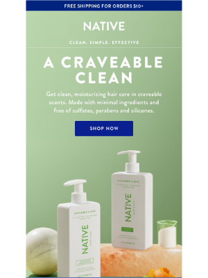 Native - Clean hair care, craveable scents
