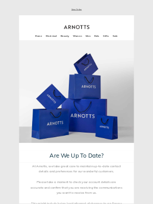 Arnotts (United Kingdom) - Maria, are we up to date?