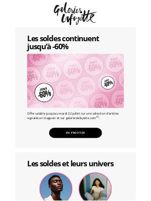 Galeries Lafayette (France) - 👀 Avez-vous profité des soldes jusqu’à -60% ?