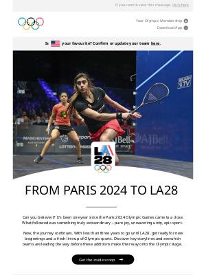 International Olympic Committee - What’s new for LA28?