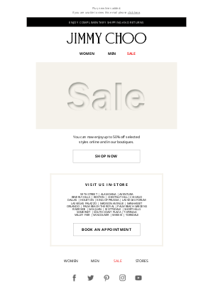 Jimmy Choo - Sale Further Reductions | Enjoy up to 50% Off