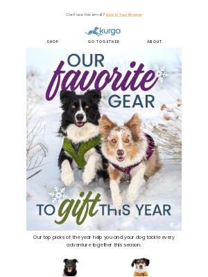 Kurgo - Our Favorite Gear To Gift