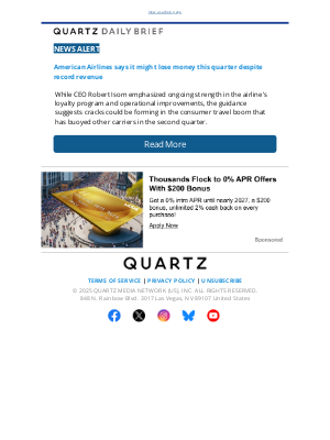 Quartz - News alert: Cracks in travel recovery