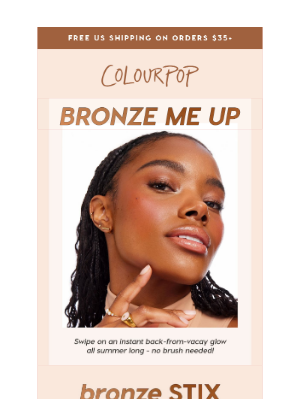 ColourPop Cosmetics - The easiest bronzer – ever 🤎