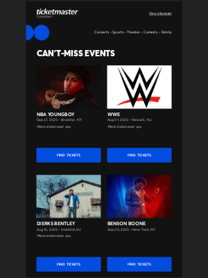 Live Nation - NBA YoungBoy, WWE, Dierks Bentley & more near you!