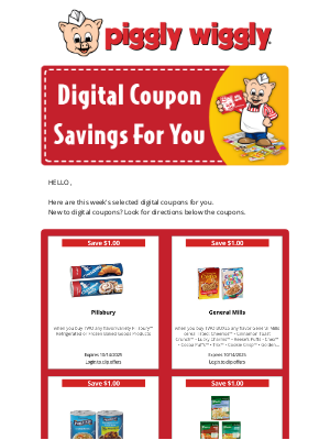 Piggly Wiggly - Your Digital Coupon Savings
