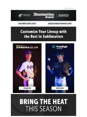 Augusta Sportswear - Custom Looks For Opening Day!