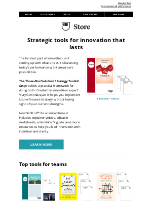 Harvard Business Review - Don’t leave your company’s future to chance
