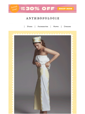 Anthropologie (United Kingdom) - The shade of the season, starring Colette 💛