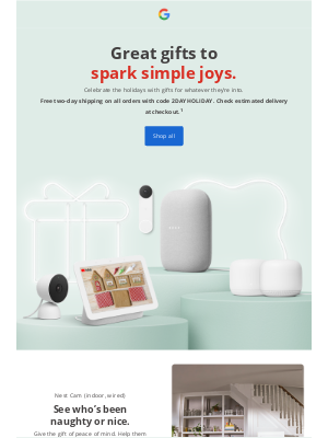 Nest Labs - The Google gift guide has something for everyone on your list