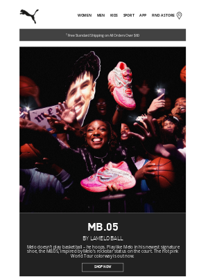 PUMA USA - Be Your Own 1 Of 1 With MB.05