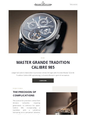 Jaeger-LeCoultre - The Pursuit of Precision continues