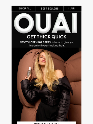 OUAI HAIRCARE - NEW Thickening Spray is here