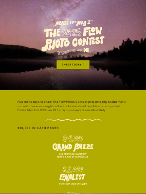 Whalebone - There's still time to enter The Flow Photo Contest