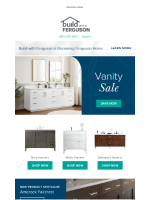 Build - Save on Bathroom Vanities