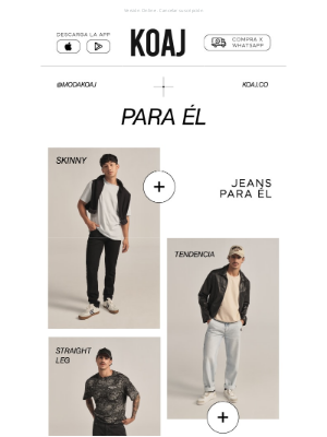 Koaj (Colombia) - Jeans y pantalones en tendencia 👖 ¡Nuevos estilos!  ✨