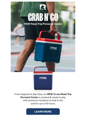 RTIC Outdoors - NEW Road Trip Personal Cooler