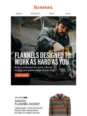 Simms Fishing Products - Hard Working Flannels